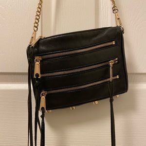 Rebecca Minkoff Zippered Leather Crossbody
